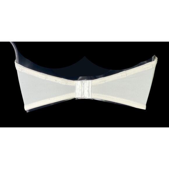 Intimate Apparel Underwire Push Up White Lace Strapless Bra Size 34DD - Picture 3 of 6
